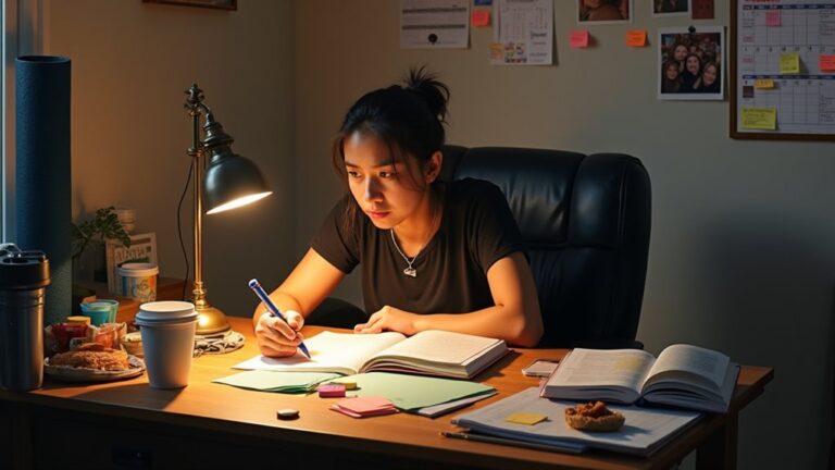 exam success with balance