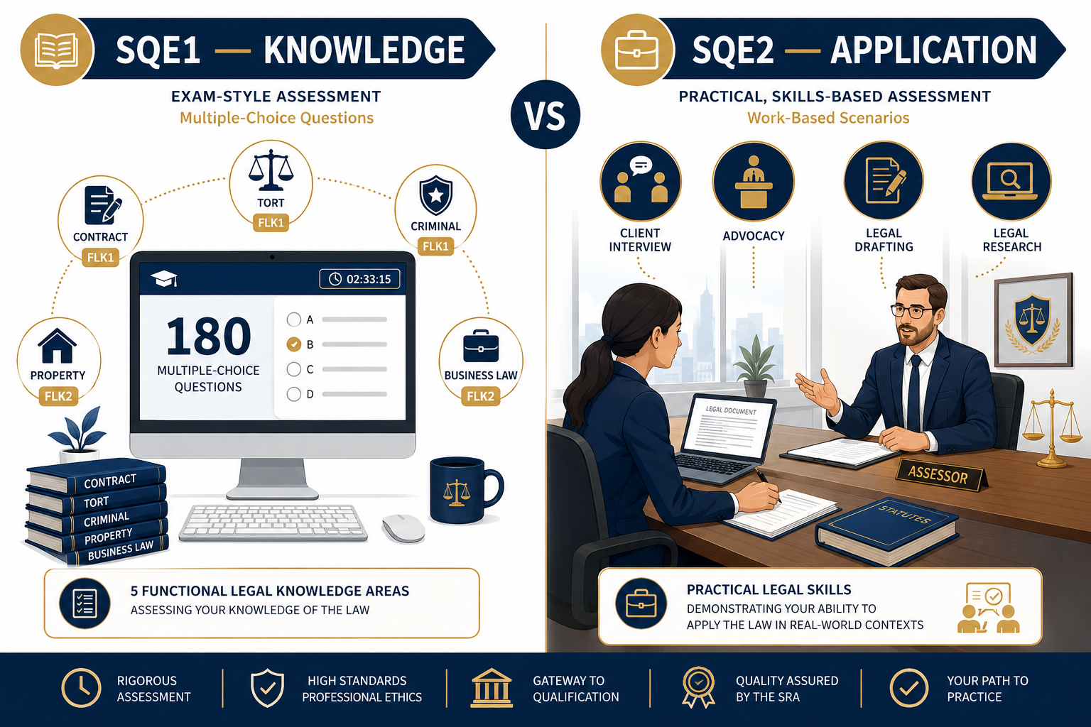 Detailed () infographic-style illustration showing a side-by-side format comparison: left panel depicts a computer screen