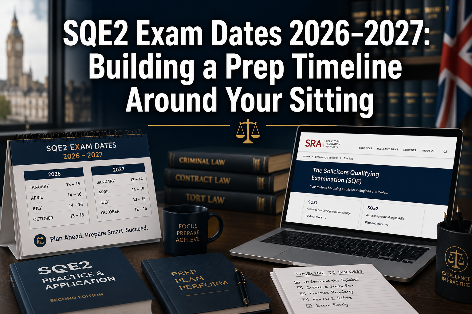 SQE2 Exam Dates 2026-2027: Building a Prep Timeline Around Your Sitting