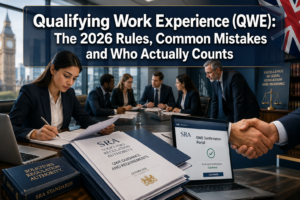 Qualifying Work Experience (QWE): The 2026 Rules, Common Mistakes and Who Actually Counts
