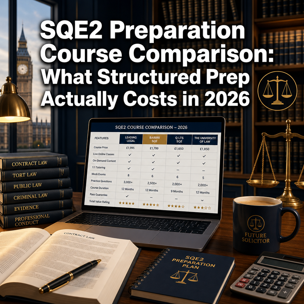 SQE2 Preparation Course Comparison: What Structured Prep Actually Costs in 2026