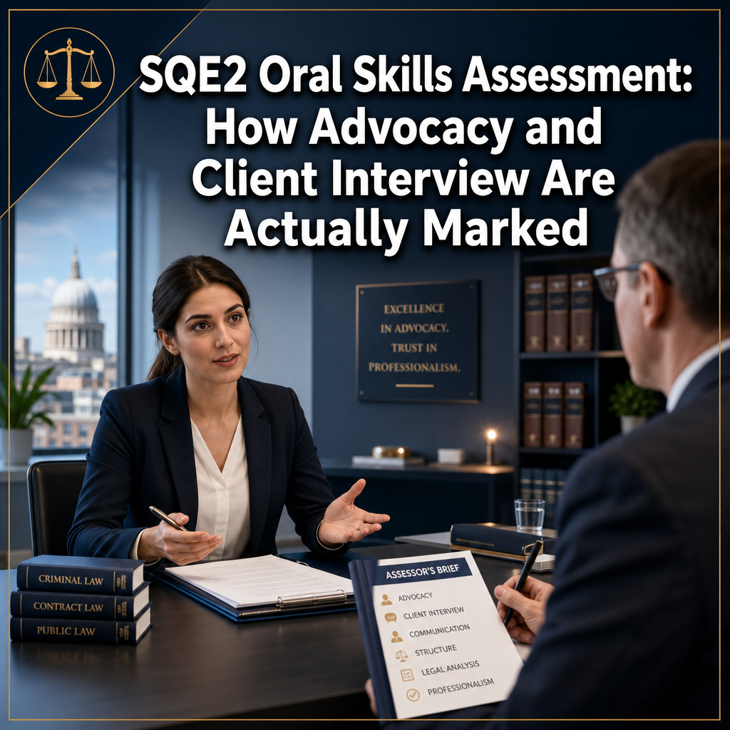 SQE2 Oral Skills Assessment: How Advocacy and Client Interview Are Actually Marked