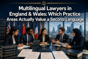 Multilingual Lawyers in England & Wales: Which Practice Areas Actually Value a Second Language