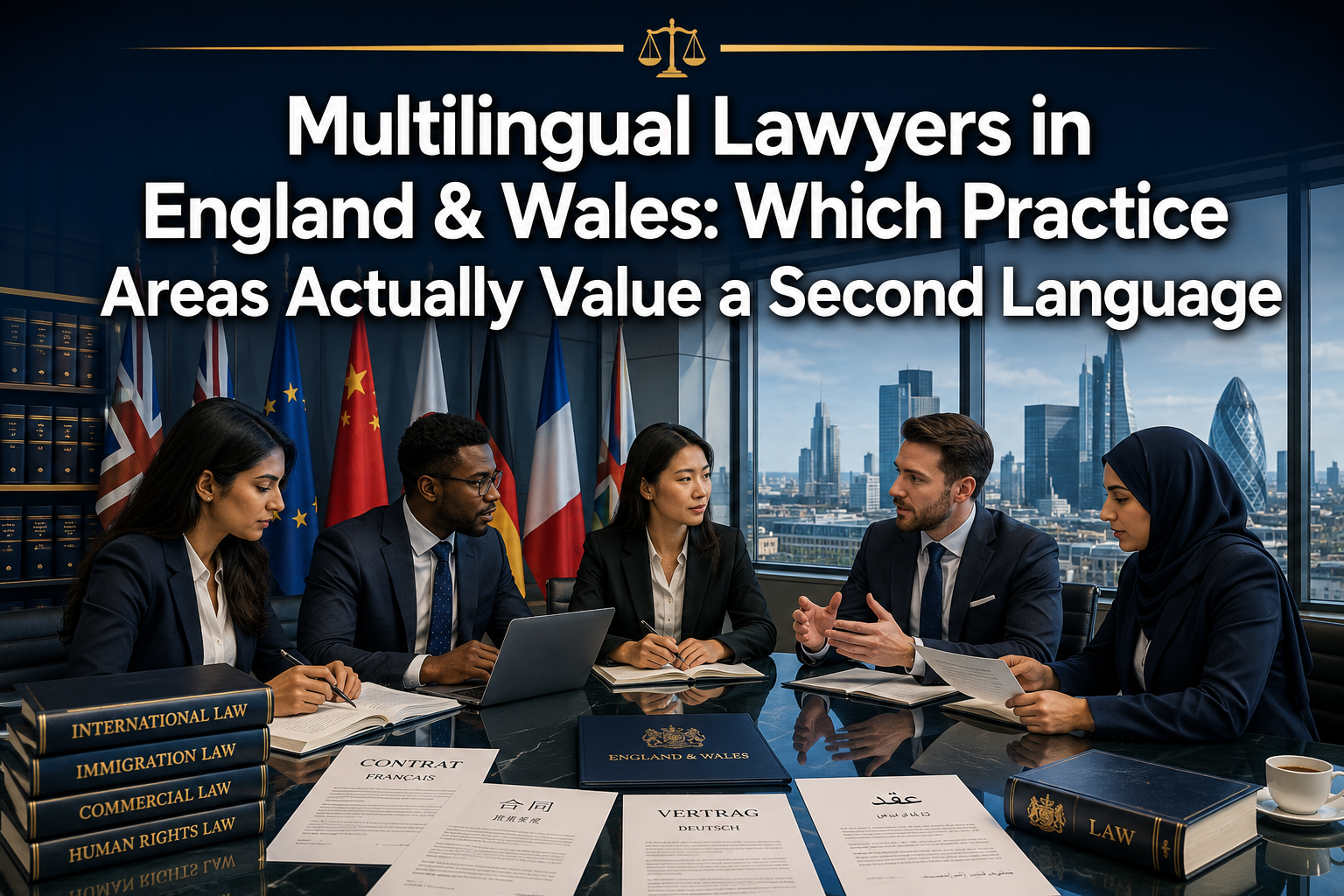 Multilingual Lawyers in England & Wales: Which Practice Areas Actually Value a Second Language