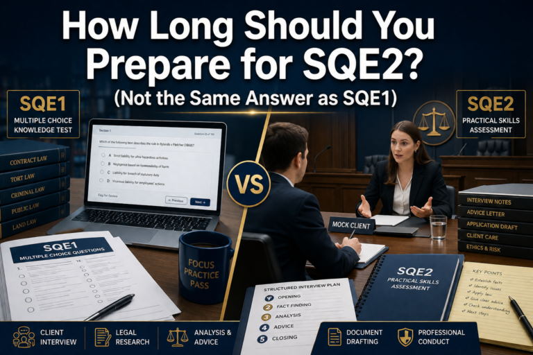How Long Should You Prepare for SQE2? (Not the Same Answer as SQE1)