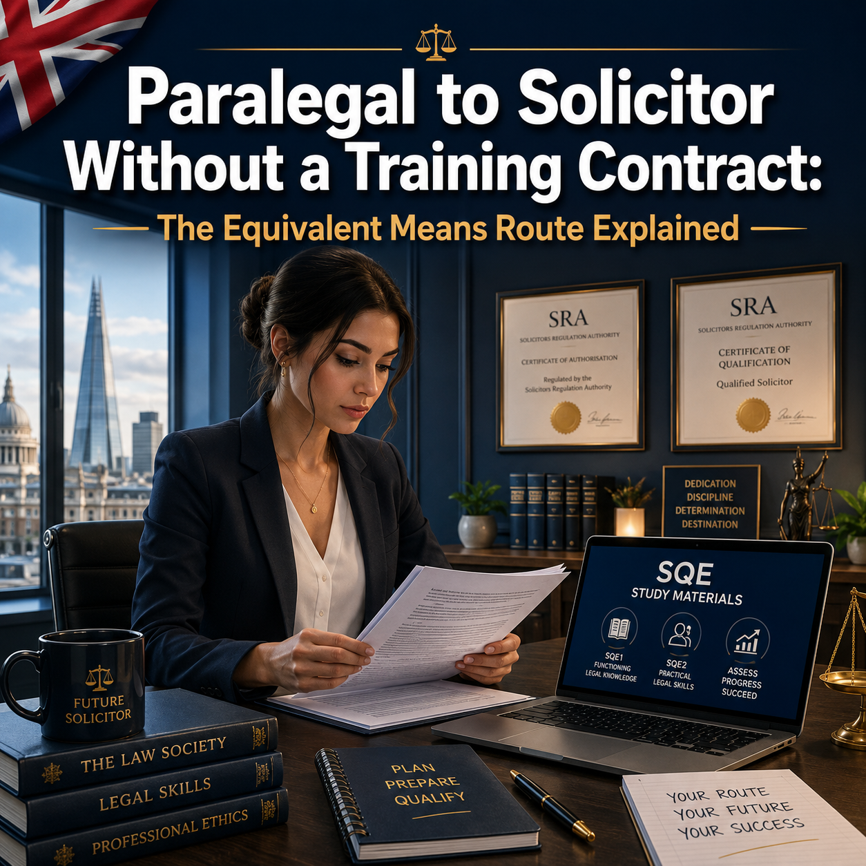 Paralegal to Solicitor Without a Training Contract: The Equivalent Means Route Explained